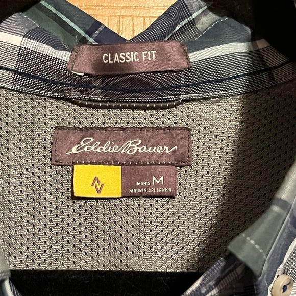 Eddie Bauer Travex Shirt Men's Long Sleeve Plaid Button Down Shirt - Picture 7 of 10
